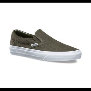 womens olive green vans